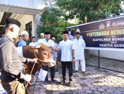 Kapolres Bondowoso Serahkan Hewan Kurban kepada Panitia dalam Rangka Idul Adha 1446 H, 2025