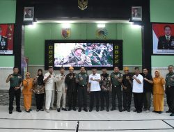 Perkuat Semangat Bela Negara, Dandim 0822 Bondowoso Bersama Purnawirawan, dan Organisasi Keluarga Besar TNI. Ikuti Vidcon Bersama Waaster Kasad