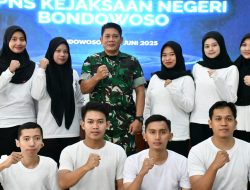 Gebrakan Kasdim 0822, Mayor Inf Tanuri Tanamkan Nasionalisme ke CPNS Kejari Bondowoso