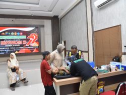 Polres Bondowoso Gelar Bakti Kesehatan Berupa Pemeriksaan Gratis dan Khitan Massal
