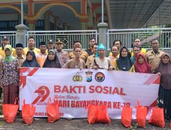 Peduli Warga di Wilayah Hukumnya, Polsek Curahdami Polres Bondowoso Gelar Bakti Sosial Dalam Rangka HUT Bhayangkara ke-79