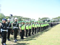 Personel Gabungan Siap Amankan Kunjungan Wapres, Dandim 0822 Pimpin Apel Gelar Pasukan di Bondowoso