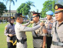 Kapolres Bondowoso Pimpin Upacara Sertijab Kasat dan Kapolsek Jajaran