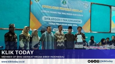 Komite SMA Negeri 1 Tanjunganom Gelar Sosialisasi Program Sekolah Tahun Pelajaran 2025/2026