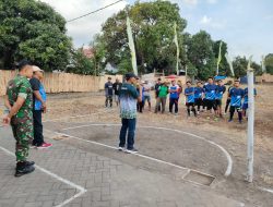 Danramil Prajekan Buka Turnamen Bola Kasti Sambut HUT ke-80 RI