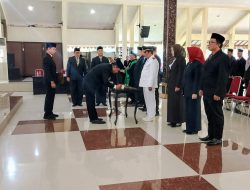 Momen Spesial, 7 Pejabat Daerah Bondowoso Dilantik Langsung oleh Bupati di Pendopo RBA Kironggo