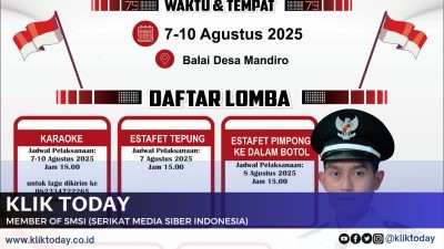 Semarak HUT ke-80 RI, Desa Mandiro Gelar Beragam Lomba Meriahkan Kemerdekaan