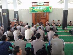 Lewat Binrohtal, Polres Nganjuk Tanamkan Nilai Keikhlasan dalam Pengabdian