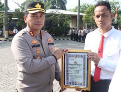 Kinerja Gemilang, Kapolres Nganjuk Beri Reward 30 Personel Berprestasi