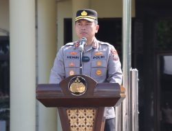 Tekankan Kinerja Bersih, Kapolres Nganjuk Ajak Personel Perkuat Soliditas