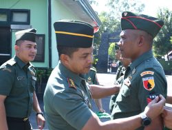 Kenaikan Pangkat 52 Prajurit Kodim 0822 Bondowoso, Dandim: Jadikan Motivasi untuk Mengabdi Lebih Baik