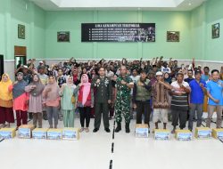Kodim 0822 Bondowoso Gelar Bakti Sosial Pembagian Sembako dalam Rangka HUT TNI ke-80