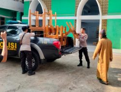 Dukung Kemajuan Pendidikan, Kapolsek Tegalampel Beri Bantuan Sarana Belajar