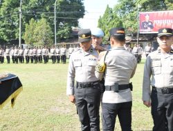 Kapolres Bondowoso Kukuhkan Perwira Samapta, Tegaskan Komitmen Polri PRESISI dan Pelayanan Publik Unggul