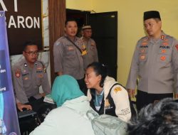 Kapolres Nganjuk Pantau Langsung Progres Renovasi dan Capaian Ungkap Kasus di Polsek Baron