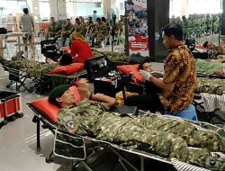 Donor Darah Sambut Hari Pahlawan, HUT Brigif 9/DY dan HUT Yonif 514 ke-77, Begini Kata Letkol Inf Ugroseno