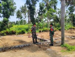 Kasdim 0822 Tinjau Progres Pembangunan KDMP di Desa Karang Melok