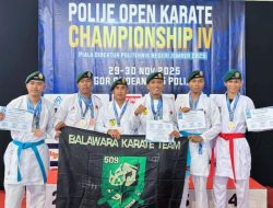 Prajurit Yonif 509 Kostrad Borong Prestasi di Karate Championship IV Polije, Danyonif: “Ini Bukti Militansi Prajurit Balawara Yudha”
