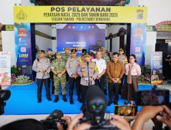 Kapolri Tegaskan Komitmen Pelayanan Nataru, Tinjau Kesiapan Mudik di Stasiun Tawang Semarang