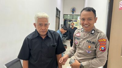 Humanis dan Inklusif, Satlantas Polres Nganjuk Dampingi Pemohon SIM Lansia lewat Polantas Menyapa