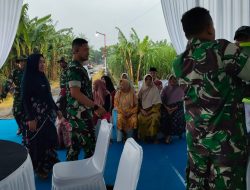 Dandim 0810/Nganjuk Kunker ke Jembatan Gantung Perintis Garuda, Salurkan 120 Paket Sembako untuk Warga Bagor Wetan