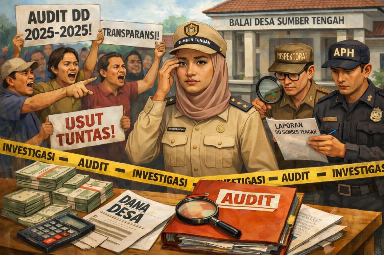 Warga Sumber Tengah Desak Inspektorat Turun Tangan, Dugaan Insentif Kader Posyandu dan Proyek Drainase Mandek