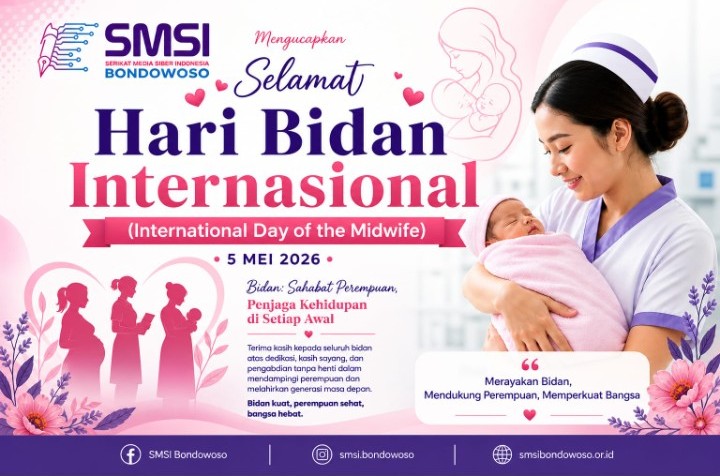 Hari Bidan Internasional 2026, SMSI Bondowoso, Garda Terdepan Perlu Perhatian Nyata