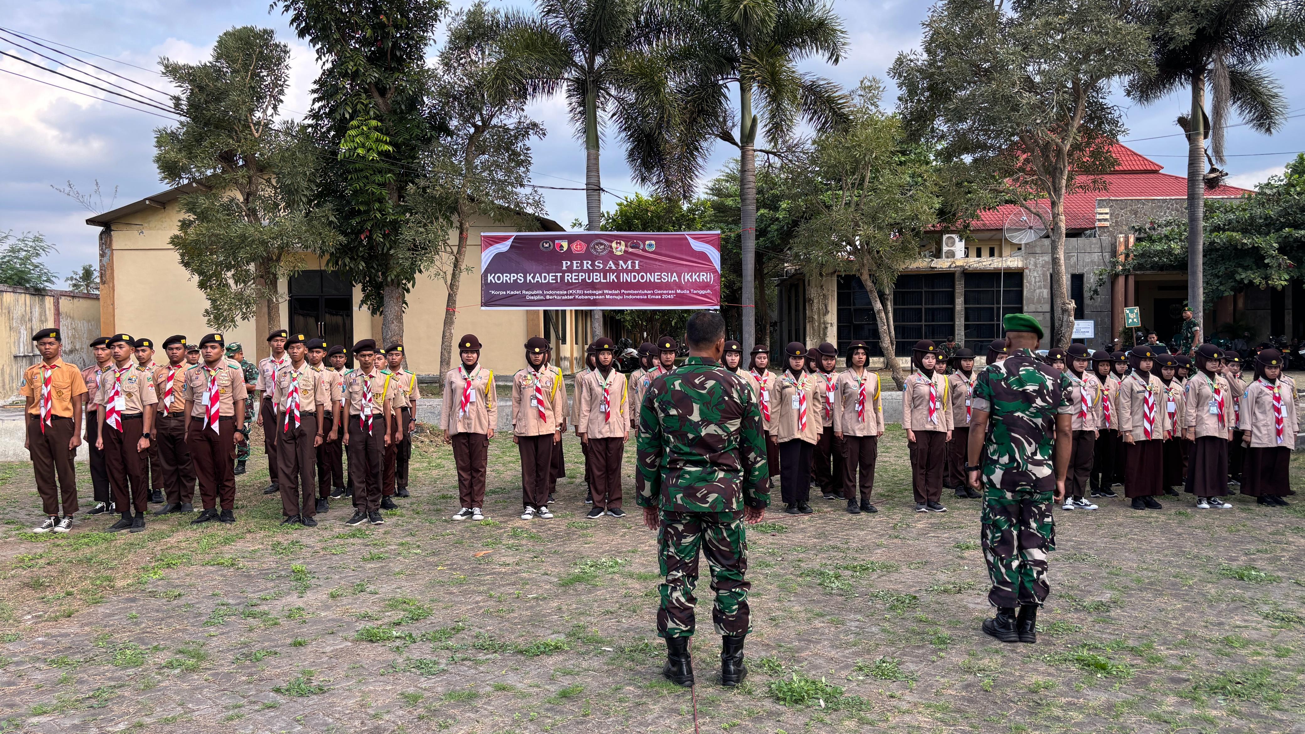 Kodim 0822 Bondowoso Gembleng 60 Pelajar Lewat Korps Kadet RI, Tanamkan Jiwa Nasionalisme dan Bela Negara