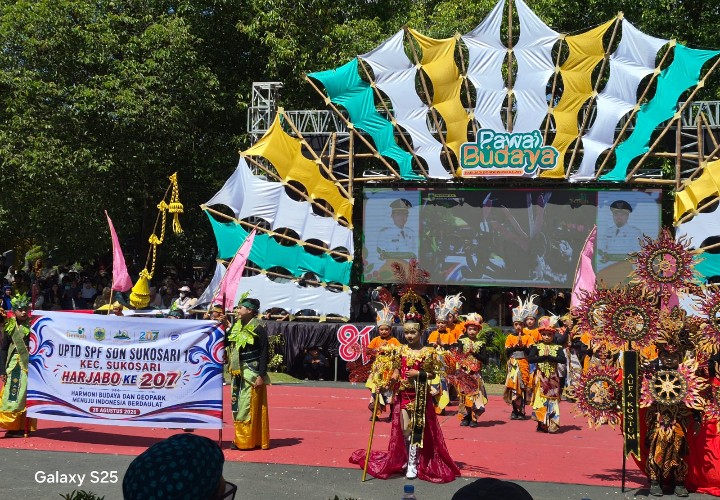 Meriahkan Harjabo ke-207, Siswa SDN Sukosari 1 Tampil Kreatif dan Penuh Semangat